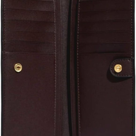 Coach Slim Zip Wallet with Penguin Print Black Multi CF540 - Picture 2 of 3